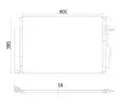 Kondenztor klimatizace MAHLE ‐ MAO AC 958 000S