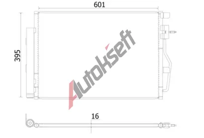MAHLE Kondenztor klimatizace MAO AC 958 000S, AC 958 000S