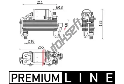 MAHLE Kondenzátor klimatizace MAO AC 960 000P, AC 960 000P  MAHLE Kondenzátor klimatizace MAO AC 960 000P, AC 960 000P