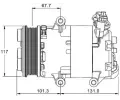 MAHLE Kompresor klimatizace MAO ACP 1330 000P, ACP 1330 000P