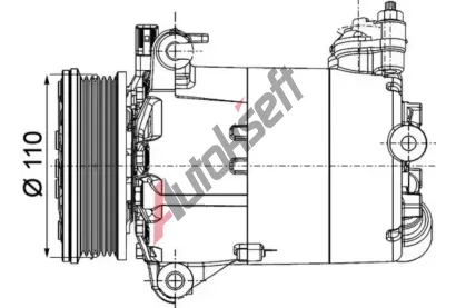 MAHLE Kompresor klimatizace MAO ACP 1357 000P, ACP 1357 000P