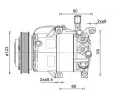 Kompresor klimatizace MAHLE ‐ MAO ACP 1459 000P