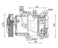 Kompresor klimatizace MAHLE ‐ MAO ACP 1465 000P