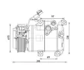 Kompresor klimatizace&nbsp;MAHLE&nbsp;&dash;&nbsp;MAO ACP 1467 000P