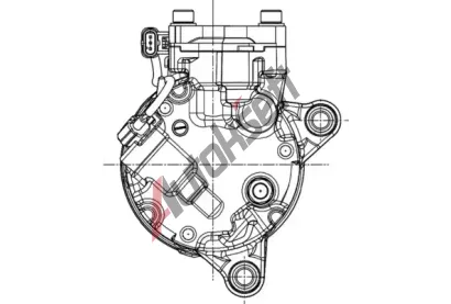 MAHLE Kompresor klimatizace MAO ACP 600 000P, ACP 600 000P