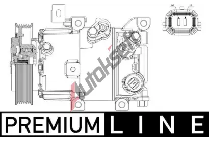 MAHLE Kompresor klimatizace MAO ACP 630 000P, ACP 630 000P