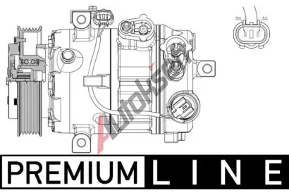 MAHLE Kompresor klimatizace MAO ACP 637 000P, ACP 637 000P