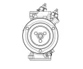 MAHLE Kompresor klimatizace MAO ACP 654 000P, ACP 654 000P