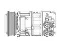 MAHLE Kompresor klimatizace MAO ACP 654 000P, ACP 654 000P