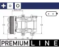 Kompresor klimatizace MAHLE ‐ MAO ACP 88 000P