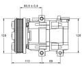 MAHLE Kompresor klimatizace MAO ACP 88 000P, ACP 88 000P