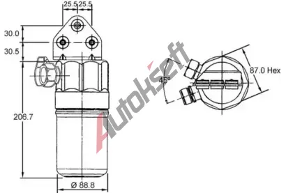 MAHLE Vysoue klimatizace MAO AD 187 000S, AD 187 000S