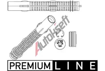 MAHLE Vysoue klimatizace MAO AD 287 000P, AD 287 000P