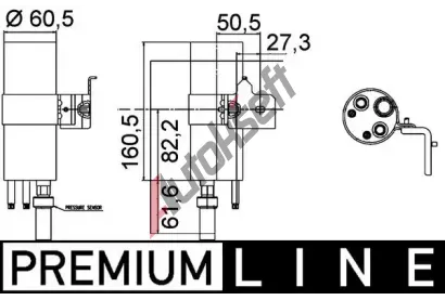 MAHLE Vysoušeč klimatizace MAO AD 290 000P, AD 290 000P MAHLE Vysoušeč klimatizace MAO AD 290 000P, AD 290 000P