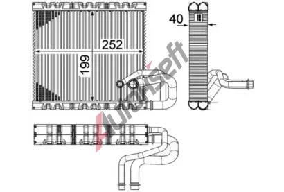 MAHLE Vparnk klimatizace MAO AE 106 000P, AE 106 000P
