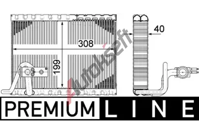 MAHLE Vparnk klimatizace MAO AE 124 000P, AE 124 000P