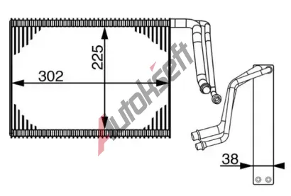 MAHLE Vparnk klimatizace MAO AE 143 000S, AE 143 000S