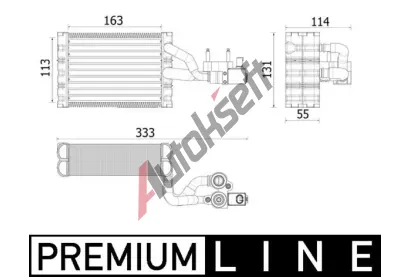 MAHLE Vparnk klimatizace MAO AE 162 000P, AE 162 000P