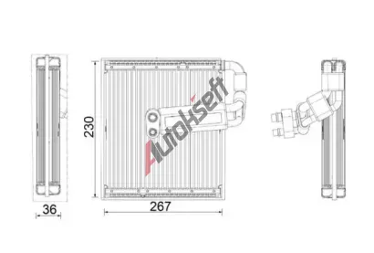 MAHLE V�parn�k klimatizace MAO AE 26 000P, AE 26 000P