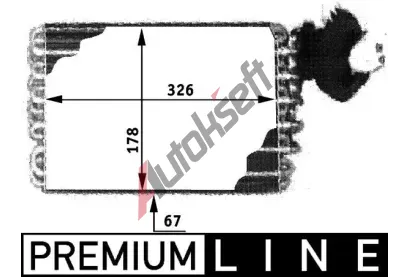 MAHLE Vparnk klimatizace MAO AE 32 000P, AE 32 000P