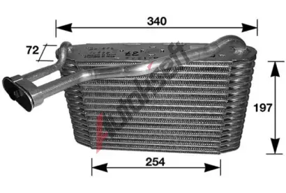 MAHLE Vparnk klimatizace MAO AE 34 000S, AE 34 000S