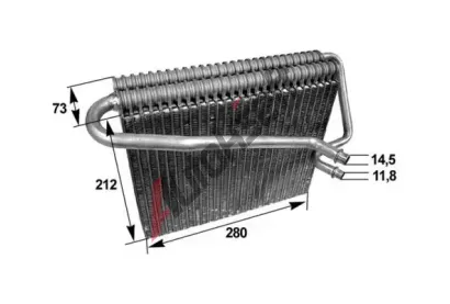 MAHLE Vparnk klimatizace MAO AE 47 000S, AE 47 000S