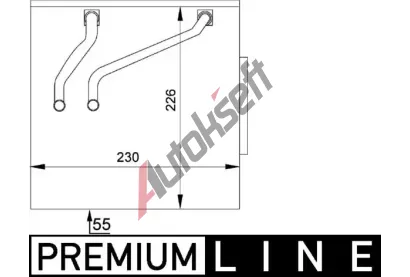 MAHLE V�parn�k klimatizace MAO AE 49 000P, AE 49 000P