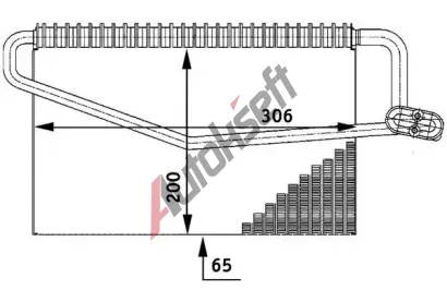 MAHLE V�parn�k klimatizace MAO AE 55 000P, AE 55 000P