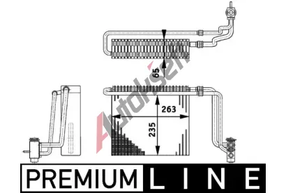 MAHLE Vparnk klimatizace MAO AE 65 000P, AE 65 000P