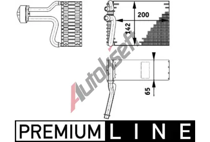 MAHLE Vparnk klimatizace MAO AE 66 000P, AE 66 000P