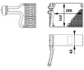 MAHLE Vparnk klimatizace MAO AE 66 000P, AE 66 000P