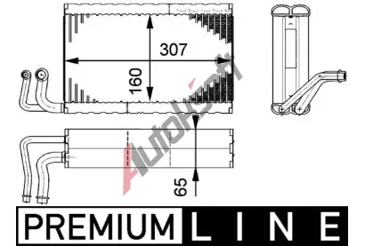 MAHLE Vparnk klimatizace MAO AE 68 000P, AE 68 000P