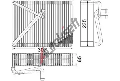 MAHLE Vparnk klimatizace MAO AE 87 000P, AE 87 000P