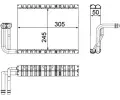 MAHLE Vparnk klimatizace MAO AE 88 000P, AE 88 000P