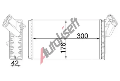 MAHLE Vmnk tepla vnitnho vytpn MAO AH 104 000S, AH 104 000S