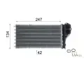 MAHLE Vmnk tepla vnitnho vytpn MAO AH 112 000P, AH 112 000P