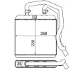 MAHLE Vmnk tepla vnitnho vytpn MAO AH 12 000S, AH 12 000S