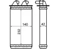 Vmnk tepla vnitnho vytpn MAHLE ‐ MAO AH 149 000S