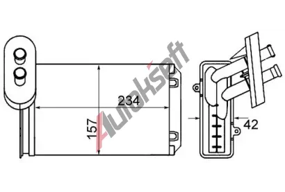 MAHLE Vmnk tepla vnitnho vytpn MAO AH 19 000S, AH 19 000S
