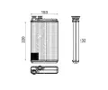 MAHLE Vmnk tepla vnitnho vytpn MAO AH 195 000P, AH 195 000P