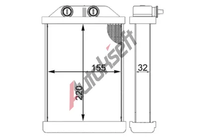 MAHLE Vmnk tepla vnitnho vytpn MAO AH 220 000S, AH 220 000S