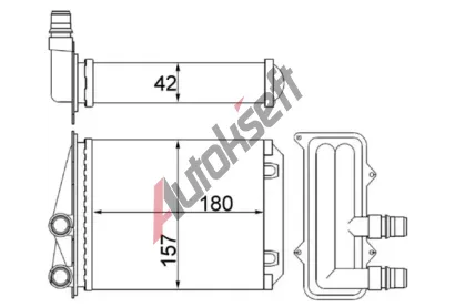 MAHLE Vmnk tepla vnitnho vytpn MAO AH 246 000S, AH 246 000S