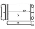 Vmnk tepla vnitnho vytpn MAHLE ‐ MAO AH 258 000S