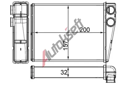MAHLE V�m�n�k tepla vnit�n�ho vyt�p�n� MAO AH 263 000S, AH 263 000S