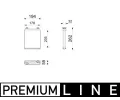V�m�n�k tepla vnit�n�ho vyt�p�n�&nbsp;MAHLE&nbsp;&dash;&nbsp;MAO AH 357 000P