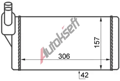 MAHLE Vmnk tepla vnitnho vytpn MAO AH 47 000S, AH 47 000S