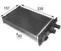 Vmnk tepla vnitnho vytpn MAHLE ‐ MAO AH 48 000S