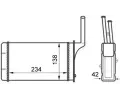 Vmnk tepla vnitnho vytpn MAHLE ‐ MAO AH 49 000S