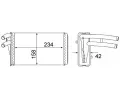 MAHLE Vmnk tepla vnitnho vytpn MAO AH 54 000S, AH 54 000S