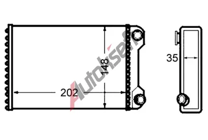 MAHLE Vmnk tepla vnitnho vytpn MAO AH 59 000S, AH 59 000S